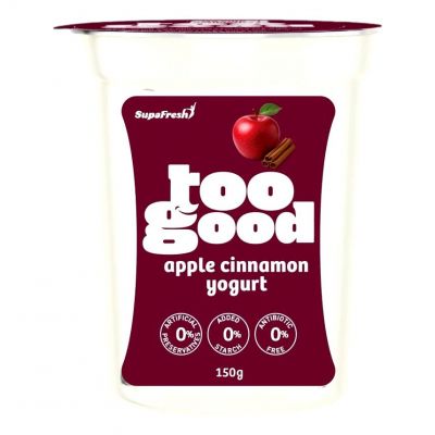 TOO GOOD APPLE CINNAMON YOGHURT 150G - Hypa Africa
