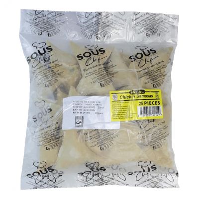 SOUS CHEF BEEF SAMOSA MINI 25'S 15G - Hypa Africa