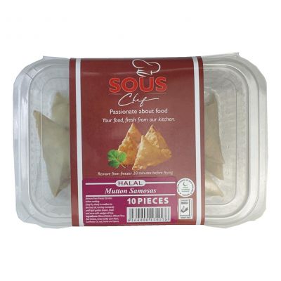 SOUS CHEF MUTTON COCKTAIL SAMOSA 25'S 12G - Hypa Africa