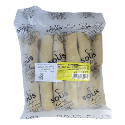 SOUS CHEF CHICKEN SPRING ROLLS 25'S 30G - Hypa Africa