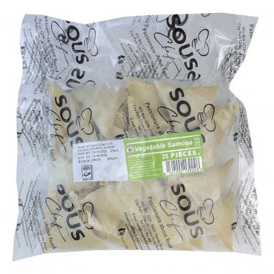 SOUS CHEF VEGETABLE SAMOSA 25'S 30G - Hypa Africa