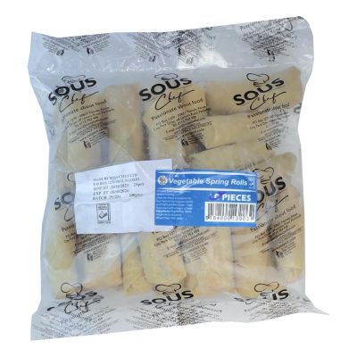 SOUS CHEF VEGETABLE SPRING ROLLS 25'S 30G - Hypa Africa
