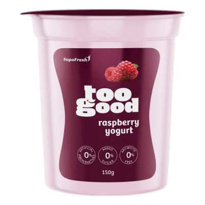 TOO GOOD RASPBERRY YOGHURT 150G - Hypa Africa