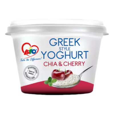 BIO GREEK YOGHURT CHIA AND CHERY 200ML - Hypa Africa