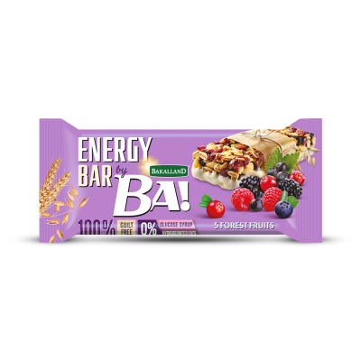 BAKALLAND - BA! ENERGY BAR 5 FOREST FRUITS 40G - Hypa Africa