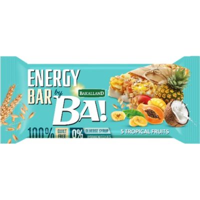 BAKALLAND - BA! ENERGY BAR 5 TROPICAL FRUITS 40G - Hypa Africa