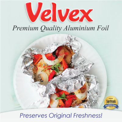 VELVEX ALUMINIUM FOIL CATERING ROLL 30CMX60M - Bulkbox Wholesale